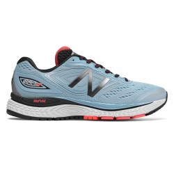 New Balance 880v7 Clear Sky with Black & Vivid Coral