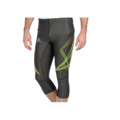 Salomon INTENSITY 3/4 TIGHT M GALET GREY