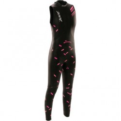 Zoot Women's Wahine 1 Sleeveless Wetsuit black/hot pink muta