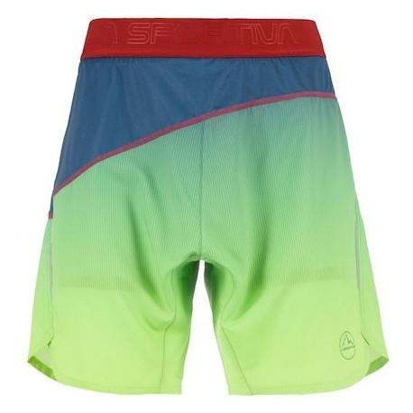 La Sportiva MEDAL SHORT M APPAREL MOUNTAIN RUNNING - MAN APPLE GREEN/OPAL