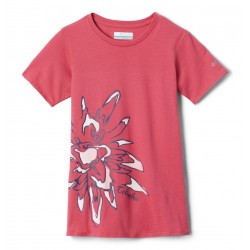 Columbia T-shirt Peak Point™ da bambina Rouge Pink Side Treatment l 14/16y
