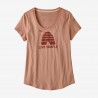 Patagonia Women's Live Simply® Hive Organic Cotton Scoop T-Shirt scptch pink