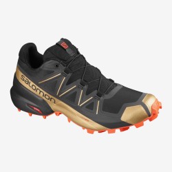 Salomon SPEEDCROSS 5 GTS black/black/cherry tomato n°42