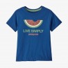 Patagonia Baby Live Simply® Organic Cotton T-Shirt Live Simply Melon: Saffron