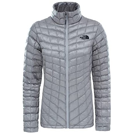 The North Face GIACCA DONNA THERMOBALL™ METALLIC SILVER/TNF BLACK