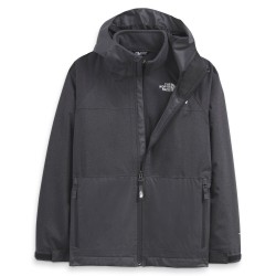 The North Face VORTEX TRICLIMATE GIACCA BAMBINO asphalt grey/white heather