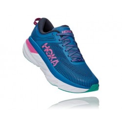 HOKA UOMO BONDI 6 BLU/ARANCIO