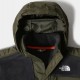 THE NORTH FACE FOREST MIXED MEDIA GIACCA CERNIERA INTEGRALE BAMBINO BURNT OLIVE GREEN