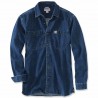 CARHARTT RELAXED FIT HEAVYWEIGHT DENIM LONG-SLEEVE SHIRT