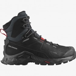 SALOMON QUEST WINTER THINSULATE™ CLIMASALOMON™ WATERPROOF UNISEX Black / Goji Berry / Monument