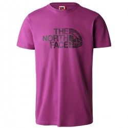 THE NORTH FACE T-SHIRT UOMO WOODCUT DOME PURPLE CACTUS FLOWER