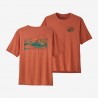 PATAGONIA Men's Capilene® Cool Daily Graphic Shirt - Lands Lost And Found: Quartz Coral X-Dye