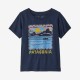 PATAGONIA Baby Regenerative Organic Certified™ Cotton Graphic T-Shirt Summit Swell: New Navy