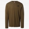 The North Face T-SHIRT A MANICHE LUNGHE UOMO EASY military olive