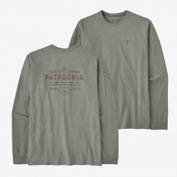 PATAGONIA  Men's Long-Sleeved Forge Mark Responsibili-Tee® SLEET GREEN