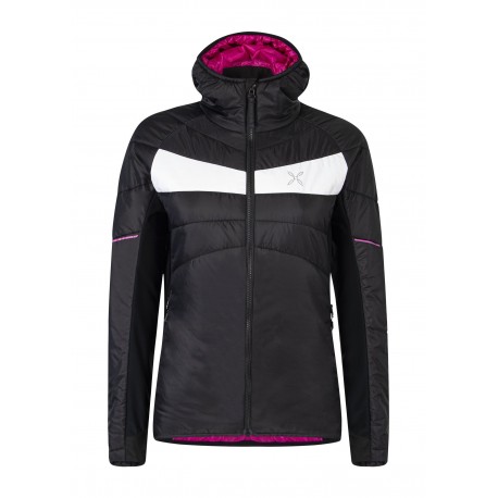 MONTURA CERVINO HOODY JACKET WOMAN NERO/INTENSE VIOLET