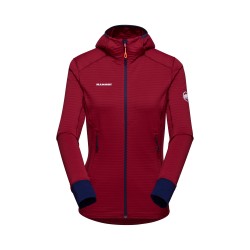 MAMMUT Taiss Light ML Hooded Jacket WOMEN BLOOD RED-marine
