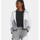 UNDER ARMOUR Maglia UA Unstoppable Fleece Full-Zip da donna Mod Gray / White
