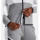 UNDER ARMOUR Maglia UA Unstoppable Fleece Full-Zip da donna Mod Gray / White