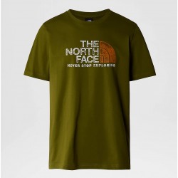 THE NORTH FACE T-SHIRT RUST 2 DA UOMO Forest Olive