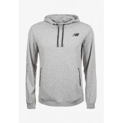 New Balance 247 Sport Hooded Pullover Athletic Grey
