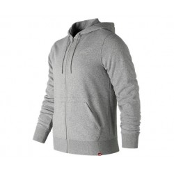 New Balance Essentials Full Zip Hoodie Athletic Grey