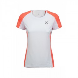 Montura OUTDOOR PERFORM T-SHIRT WOMAN BIANCO/CORAL FLUO