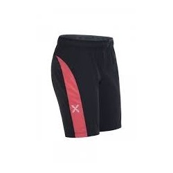 Montura RUN FAST BERMUDA WOMAN NERO/CORAL