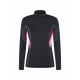 Montura RUN SOFT ZIP MAGLIA WOMAN NERO/ROSA SUGAR 