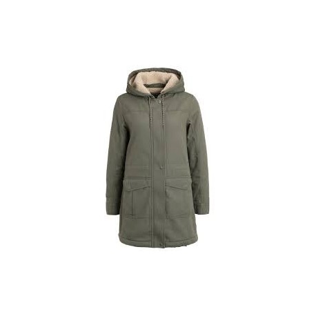 Patagonia Women's Insulated Prairie Dawn Parka industrial green w/industrial green