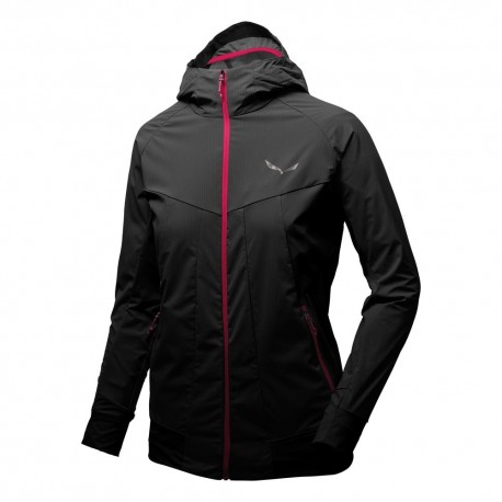 Salewa PEDROC HYBRID POWERTEX/DURASTRECH GIACCA DONNA BLACK BLACK OUT