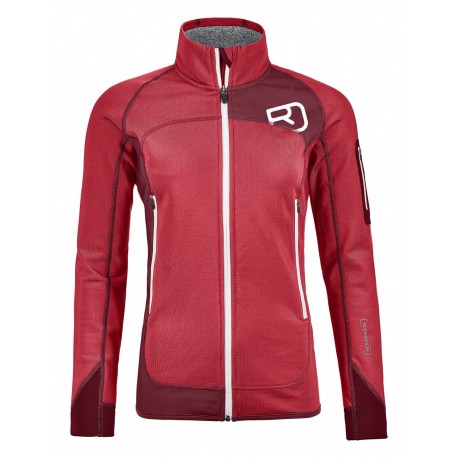 Ortovox FLEECE PLUS W JACKET W HOT CORAL 