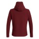 Salewa SARNER LANA - FELPA ZIP LUNGA CON CAPPUCCIO UOMO BROWN PORT ROYAL