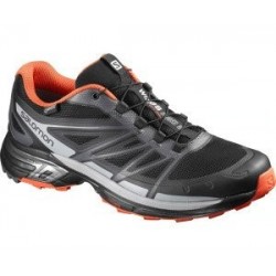 Salomon WINGS PRO 2 GTX BLACK/DARK CLOUD/TOMATO RED