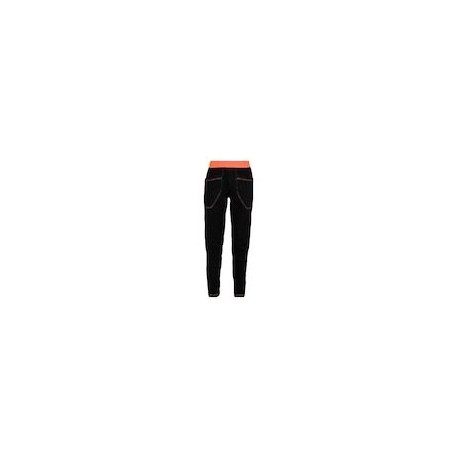 La Sportiva DYNO JEANS M APPAREL CLIMBING - MAN BLACK/TANGERINE