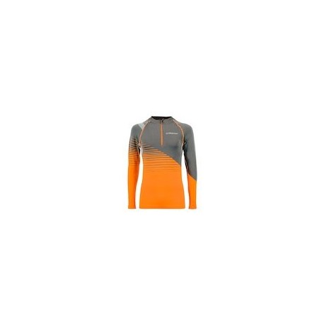 La Sportiva CASTOR LONG SLEEVE carbon/orange