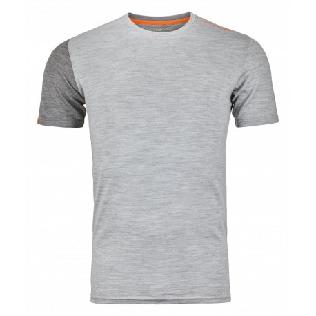 Ortovox 185 ROCK‘N‘WOOL SHORT SLEEVE M grey blend