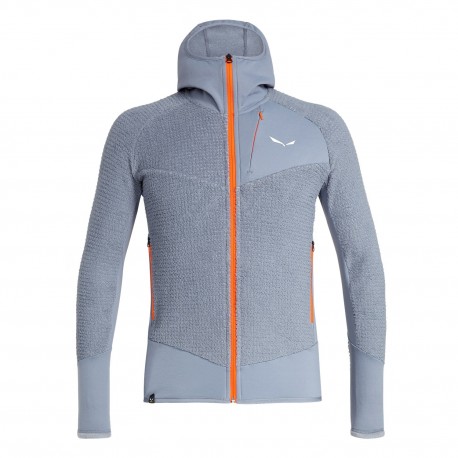 Salewa ORTLES 2 PTC HIGHLOFT M FULL-ZIP HOODY GREY/FLINT STONE