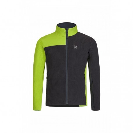 Montura STRETCH SYNCRO JACKET KIDS PIOMBO/VERDE