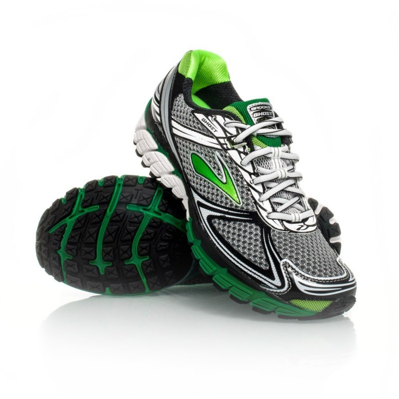 Brooks GHOST 5 blck wht envy grngecko slvr pv