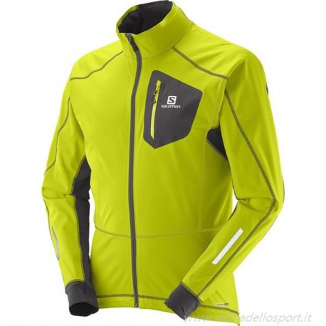 Salomon EQUIPE SOFTSHELL JKT M GECKO GREEN