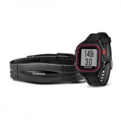 Garmin FORERUNNER 25 (large) HR nero/rosso