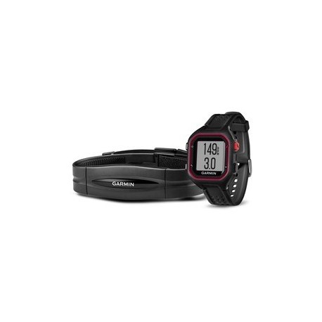 Garmin FORERUNNER 25 (large) HR nero/rosso