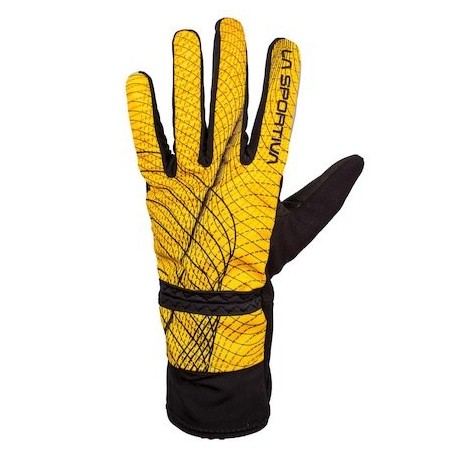 La Sportiva WINTER RUNNING GLOVE MAN YELLOW/BLACK