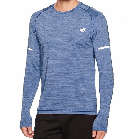 New Balance Seasonless Long Sleeve Team Royal Heather