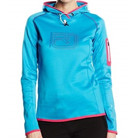 Ortovox MERINO FLEECE (MI) LOGO HOODY DONNA