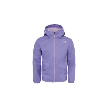The North Face GIACCA IMPERMEABILE BAMBINA ZIPLINE PAISLEY PURPLE