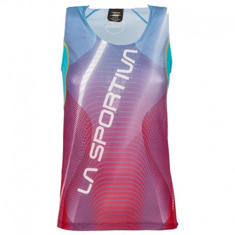La Sportiva SPRINT TANK W BERRY/MALIBU BLUE