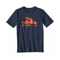 Patagonia BOYS' FLYING FISH COTTON/POLY T-SHIRT