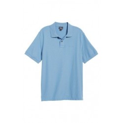 Patagonia Men's Belwe Pique Polo railroad blue